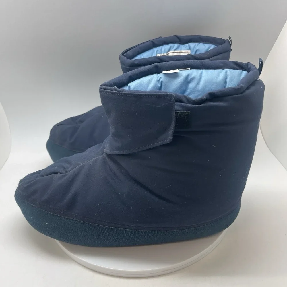 VTG Parbat High Mountaineering‎ Mens XL Puffy Camping Boots Shoes Quilted Blue